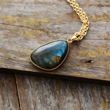 Elegant Labradorite Pendant Necklace-Your Soul Place